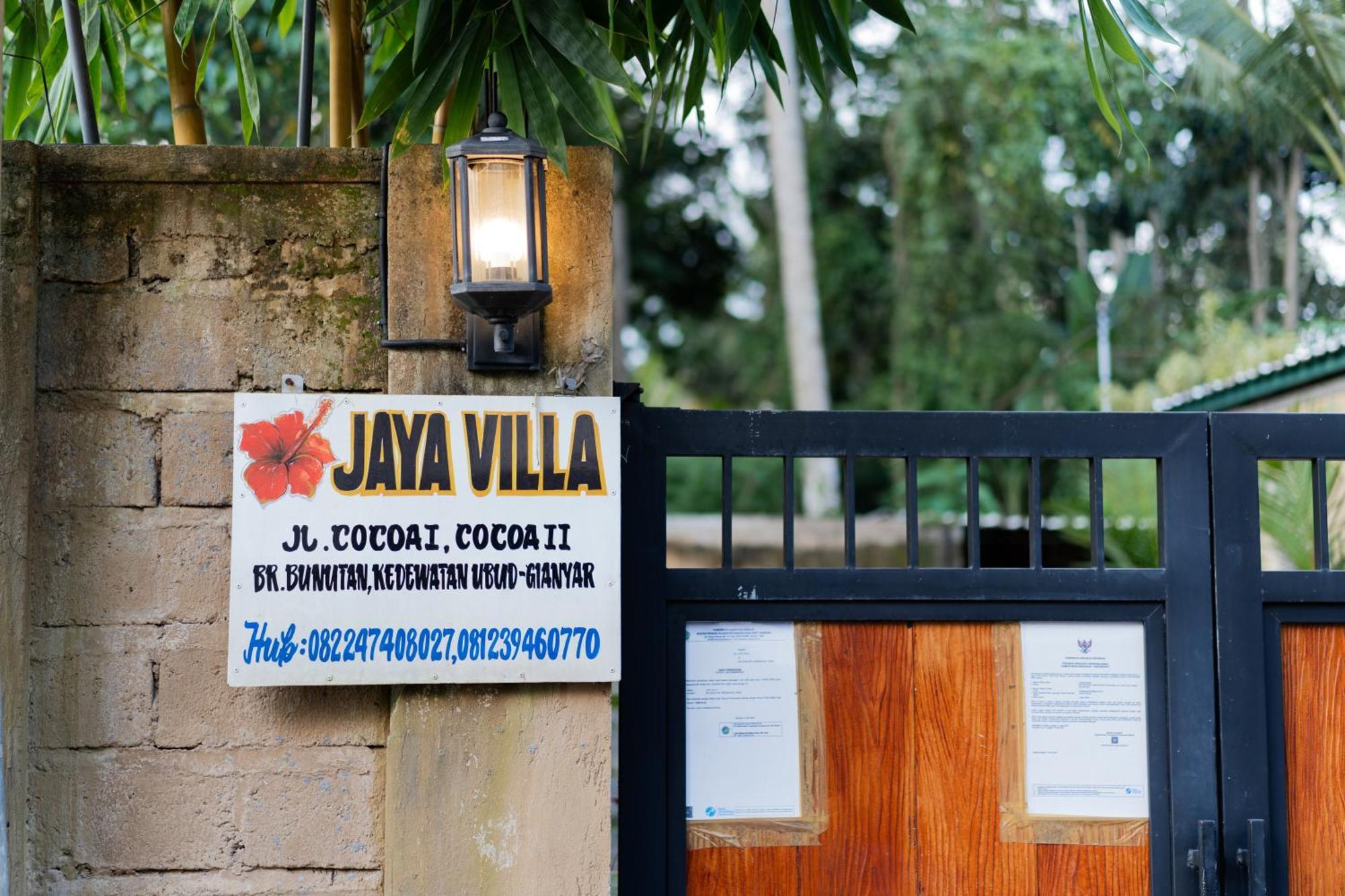 Jaya Villa Ubud Dış mekan fotoğraf